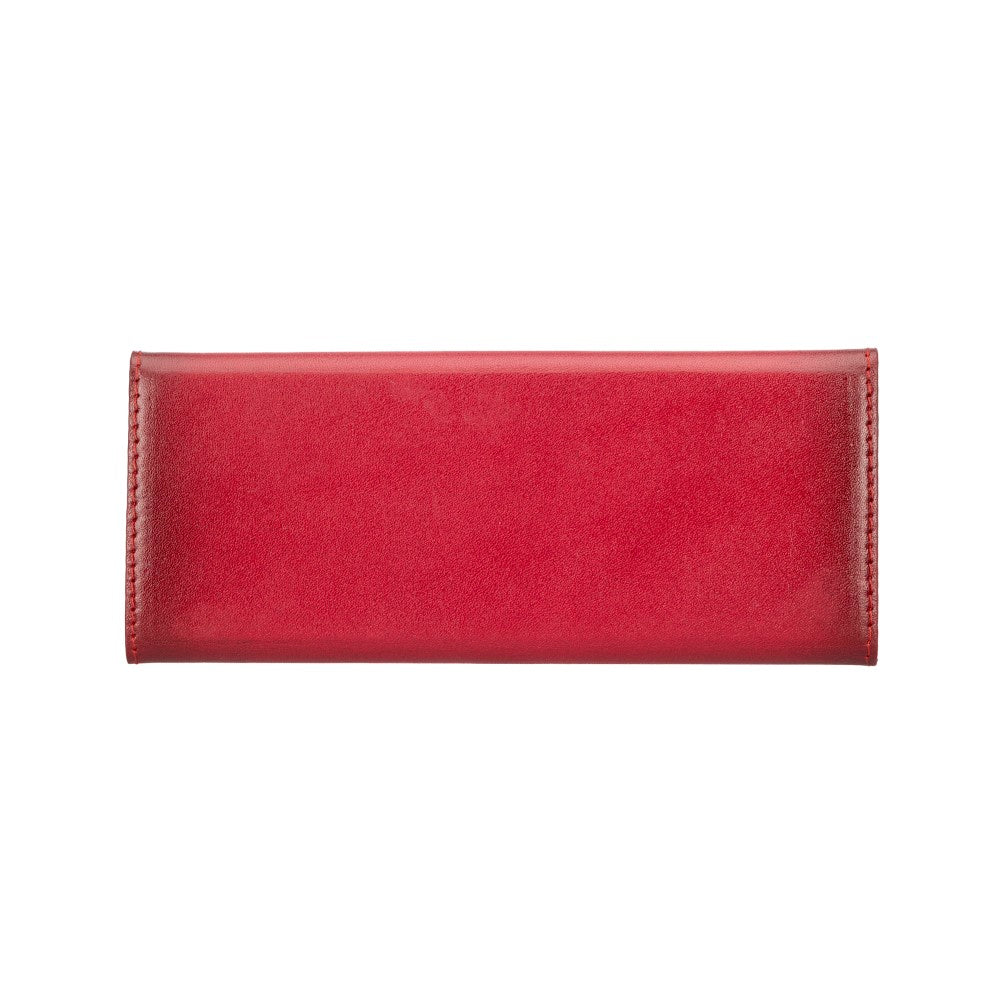 Smart Glass Leather Glasses Case V4EF Red