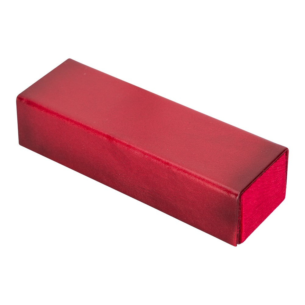 Clever Leather Glasses Case V4EF Red 