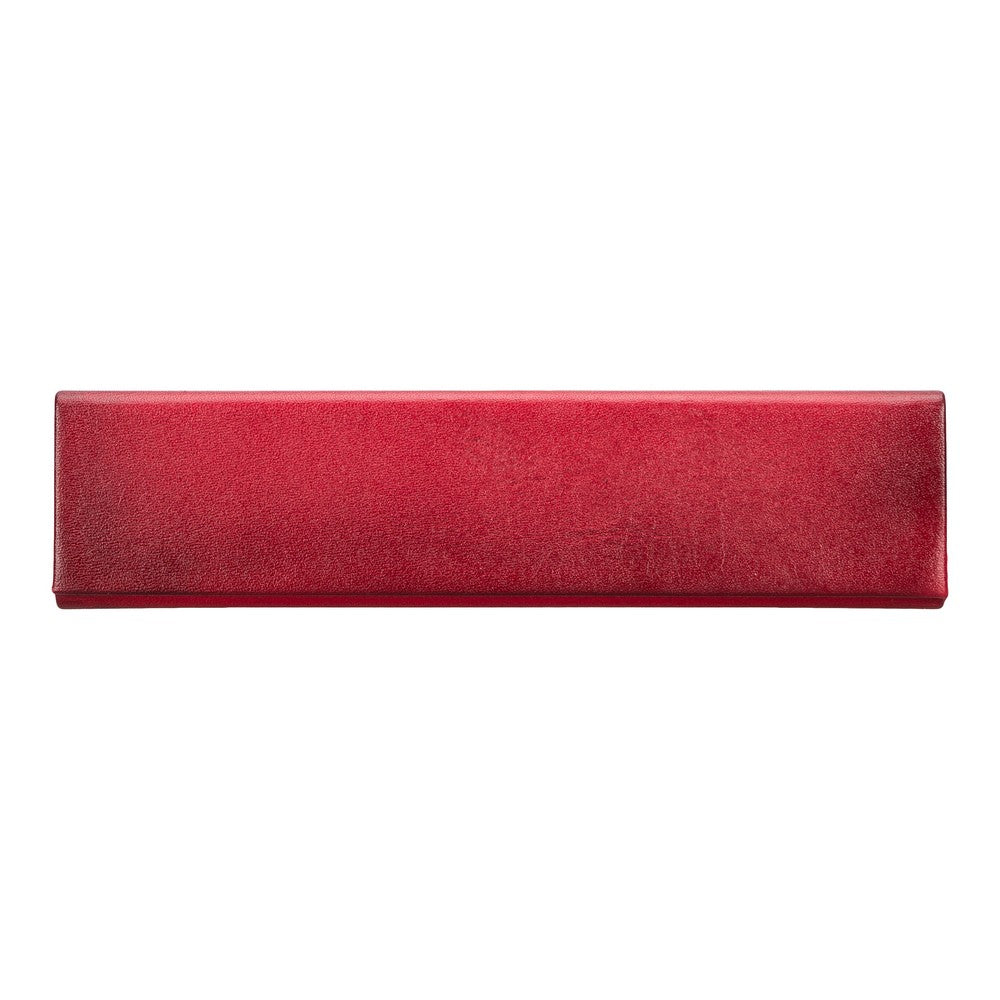 Clever Leather Glasses Case V4EF Red 