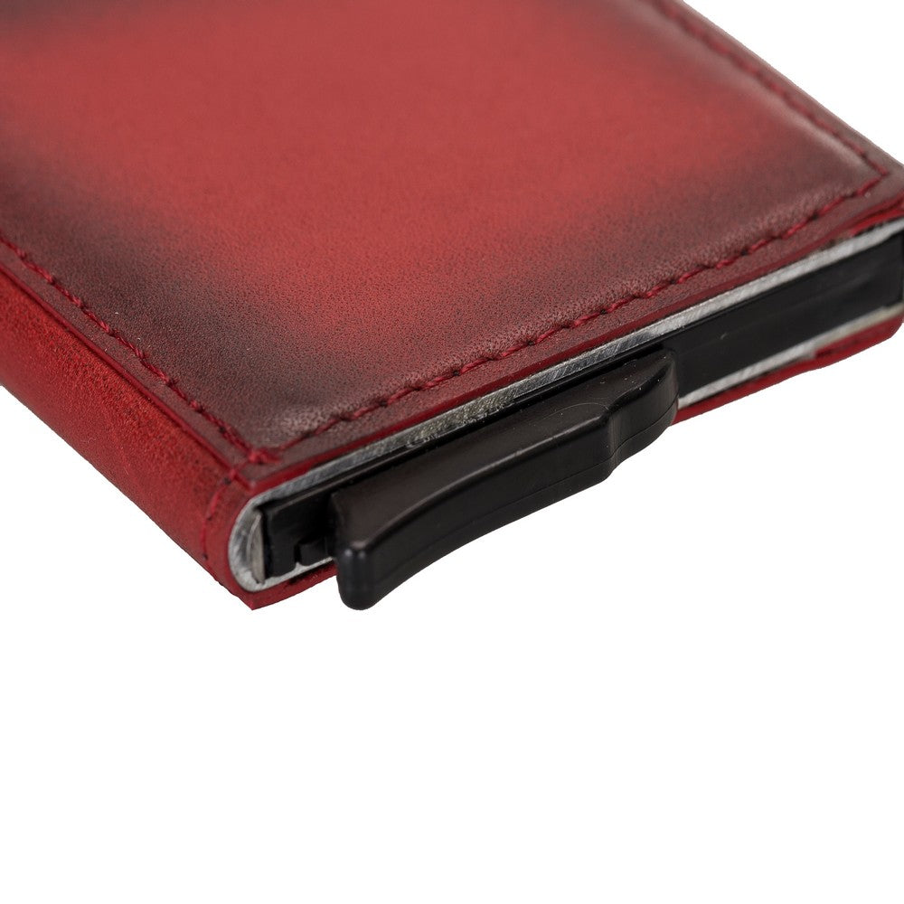 V4EF Red with Torres Leather Card Holder Mechanism