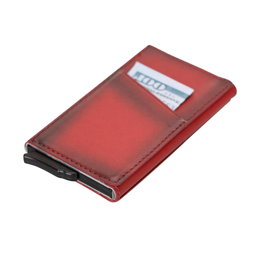 V4EF Red with Torres Leather Card Holder Mechanism