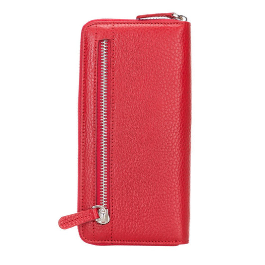 Tiago Leather Women's Wallet FL03 Red