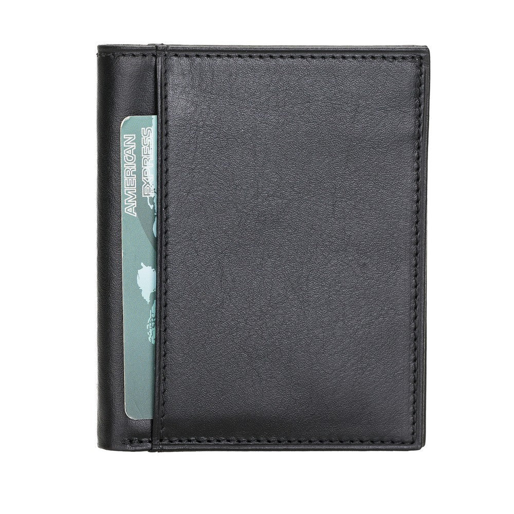 Yetta Card Holder, 10 Card Sections, Black